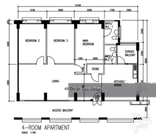 Blk 6 Boon Keng Road (Kallang/Whampoa), HDB 4 Rooms #146314782